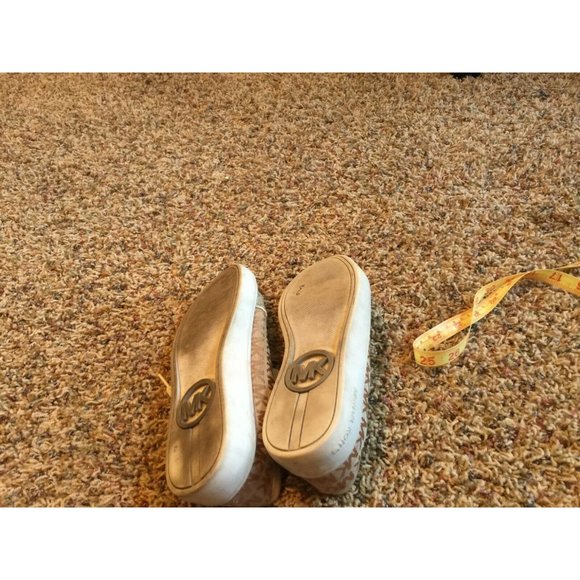 Michael Kors Women's Tan / Gold Lace Up Madeliene - Picture 7 of 8